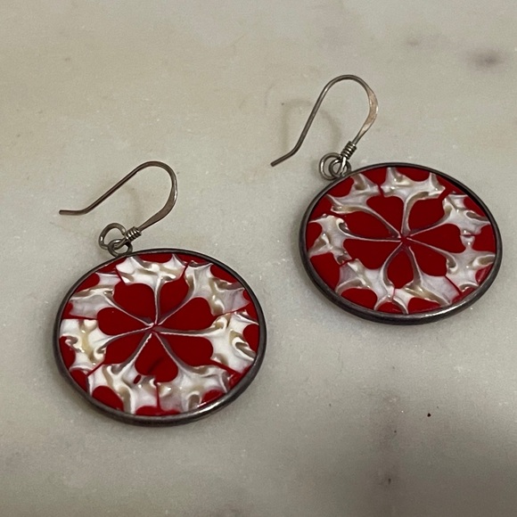 Sterling Dangle Earrings. - Picture 4 of 7